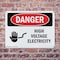 Signmission High Voltage Electricity Danger Sign, Plastic, 10in W x 7in L, 2PK OS-2PACK-DS-P-710-L-1330 - alternate 4